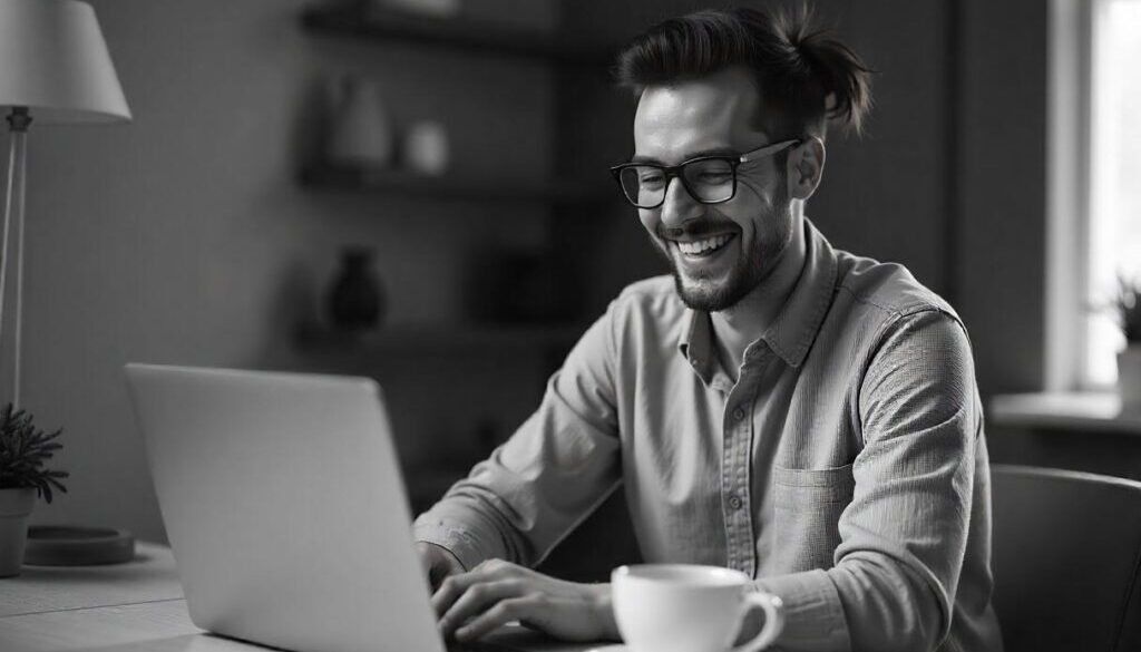 Freelancer in Pakistan earning money from remote jobs while working from home.